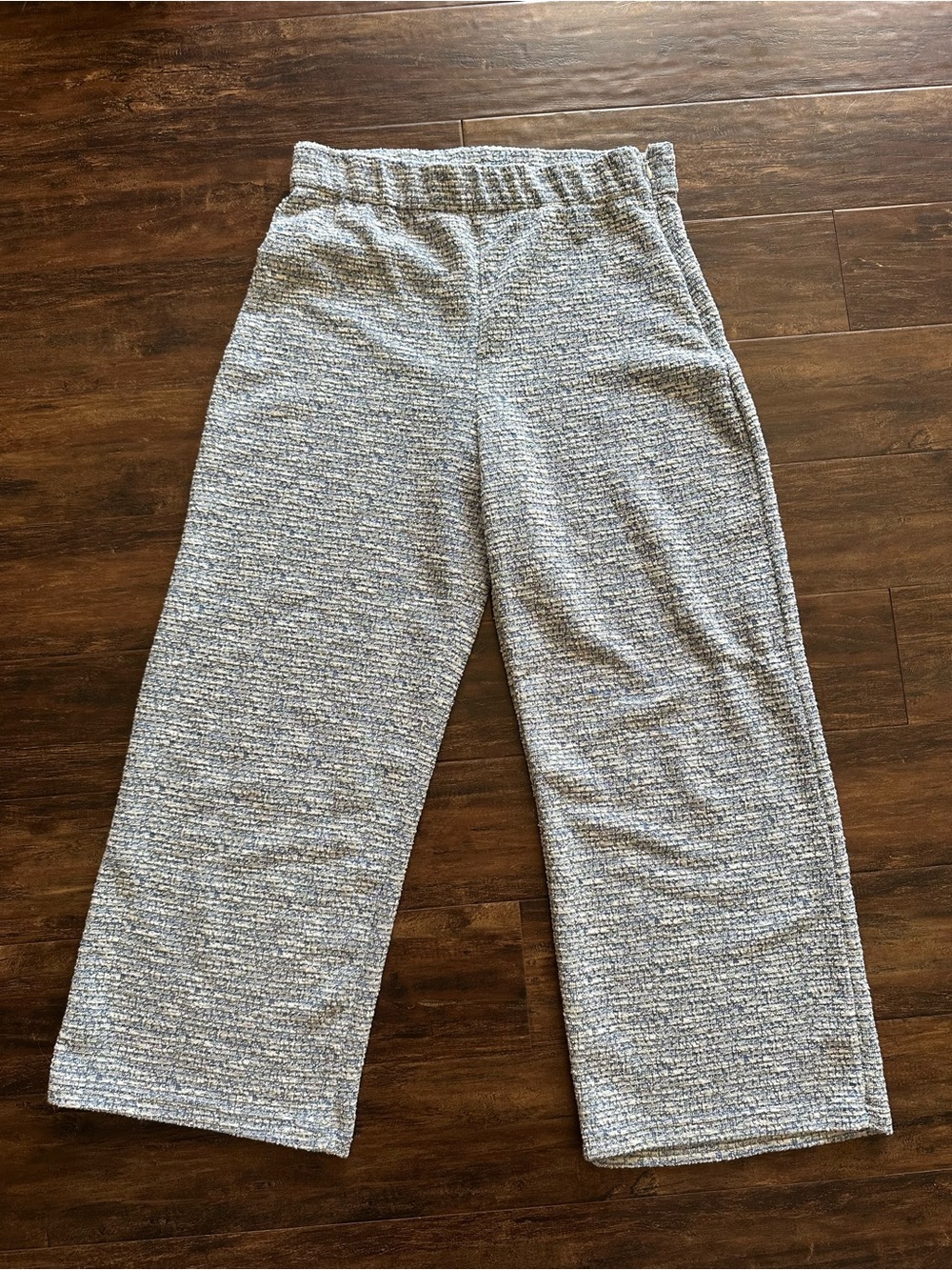 Hera Collection Blue Wide-Leg Capris